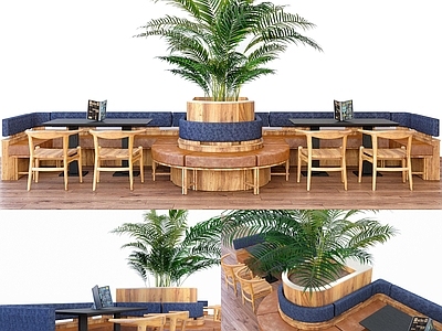 现代餐饮卡座 餐饮沙发