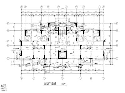 小区高层居住建筑 施工图