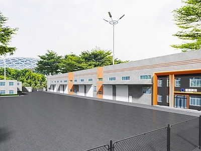 现代工业厂房