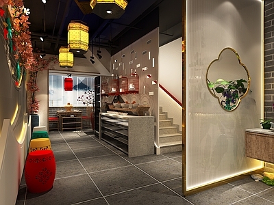 中式火锅店