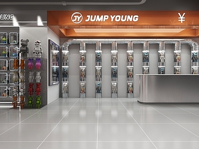 现代玩具店 潮玩 暴力熊