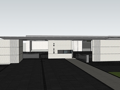 现代大门 展示区 门楼