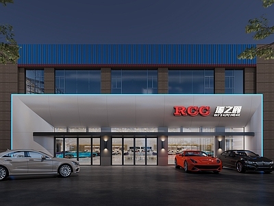 现代汽车4S店门头