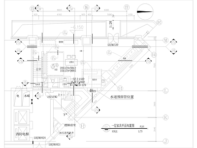 后现代酒吧消防图 施工图 建筑电气