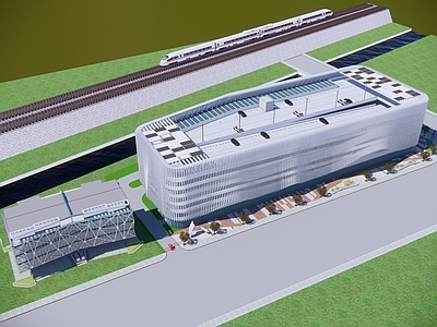 现代文教展览馆建筑