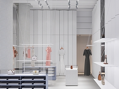 【SU悬赏模型】现代风格服装店