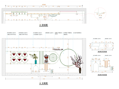 内衣展厅专卖店CAD 施工图