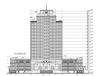 公安局全套建筑 施工图