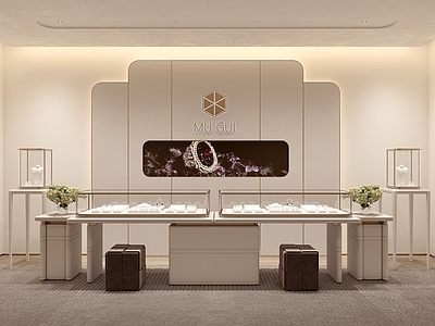现代珠宝店 展柜