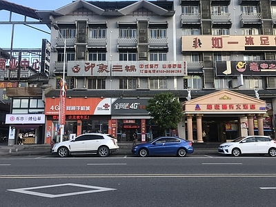 街道外景窗户外景
