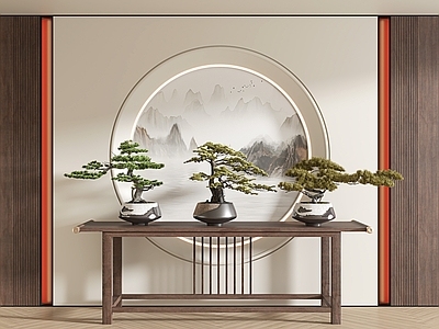 新中式绿植盆景