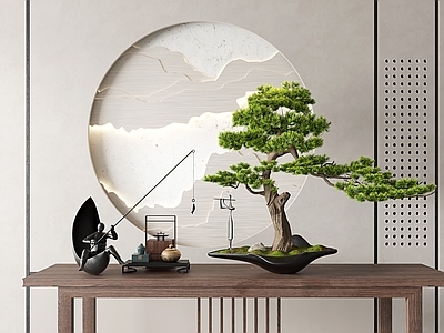 新中式绿植盆景
