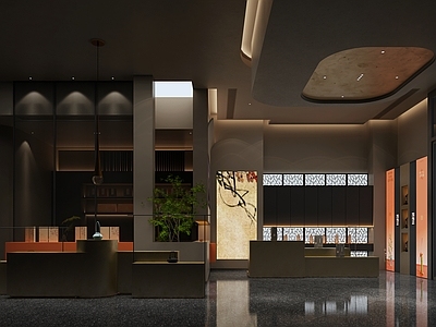 新中式烟酒店 白酒 茶叶店