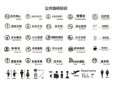 现代指示牌 导视牌 指引牌 标识 广告牌