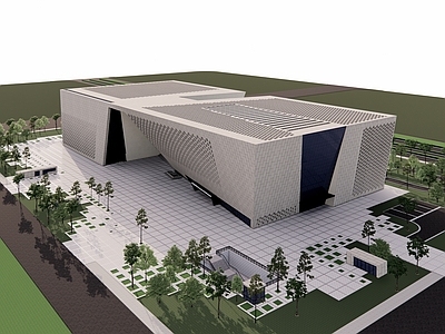 现代文教建筑 展览馆建筑