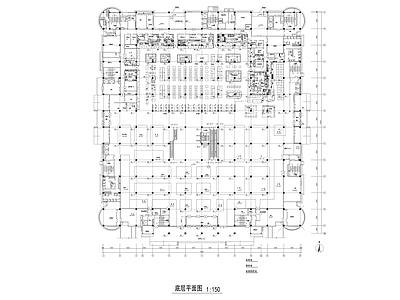 藏式宾馆三层商业 施工图