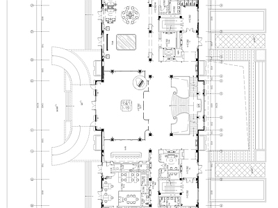 金地常州天际会所室内 施工图