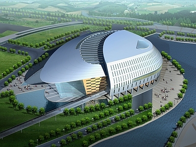 大型剧院建筑平面图 公共建筑