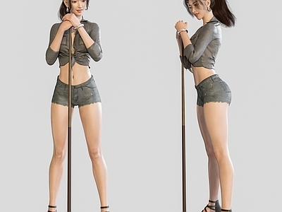 美女 桌球女郎