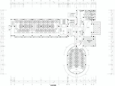 上市公司宴会厅详细后堂 施工图