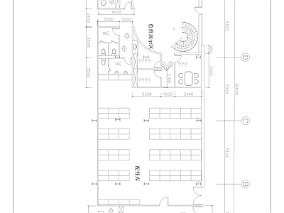 中基汽车贸易室内装修 施工图