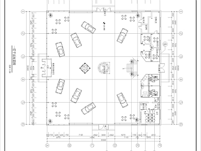 汽车展厅装饰 施工图