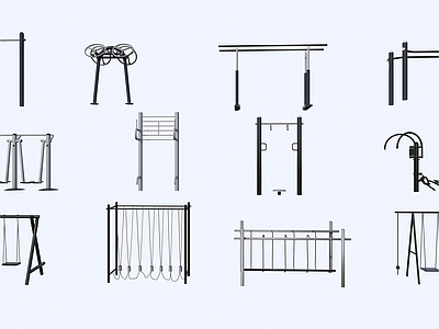 户外健身器械 运动器材 秋千 单杠 滑梯