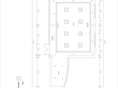 现代简约小型办公室 施工图