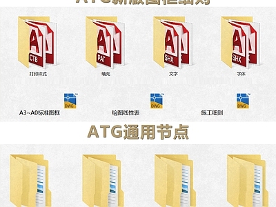 ATG设计公司制图规范模板通用节点 施工图