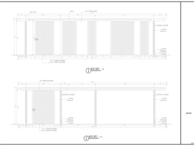 新中式景观廊架 施工图