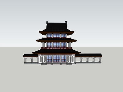 中式寺庙建筑