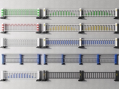 现代道路护栏 市政护栏 隔离栏 交通护栏 围栏 道路