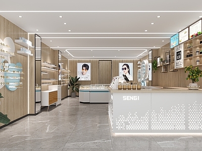 现代眼镜店