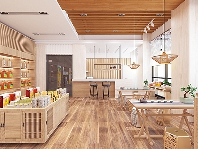 新中式粮油店超市 展厅