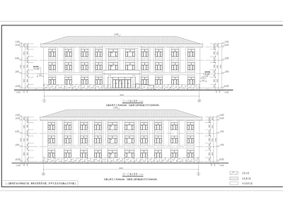 水泥厂办公楼建筑 施工图