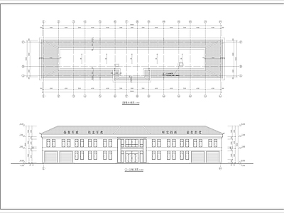 二层办公楼建筑 施工图