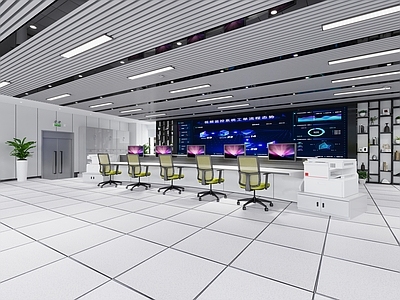 现代中控室 监控室