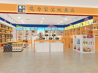 现代商场玩具店 展柜 摆件