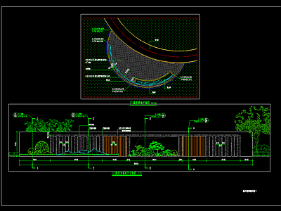 景墙详图 施工图