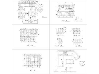 41套橱柜设计 施工图 柜类 家具节点详图