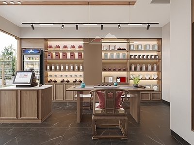 新中式茶叶门店