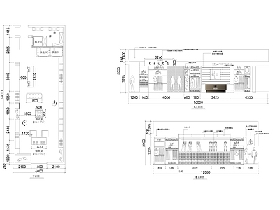 Ksubi服装店装修图 施工图