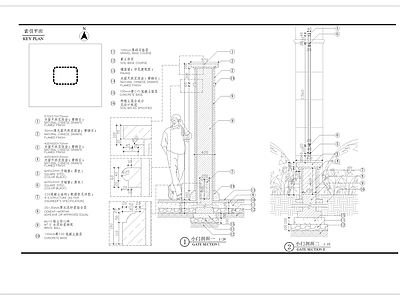 居住区次入口铁艺小门 施工图 通用节点