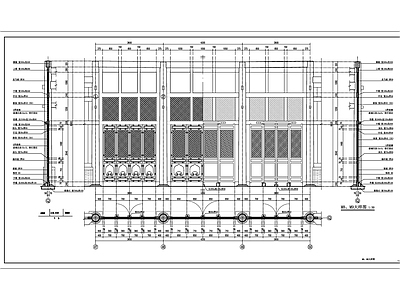 寺庙建筑 施工图 古建
