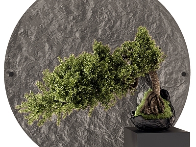 新中式绿植盆景