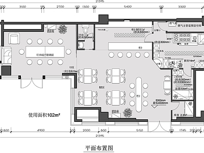 酒馆平面布置图