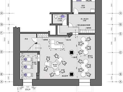 理发店平面布置图