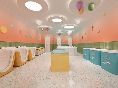 现代母婴店 婴儿游泳