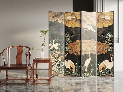 新中式屏风