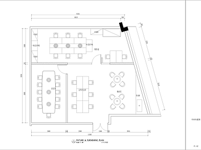 100平办公室 施工图